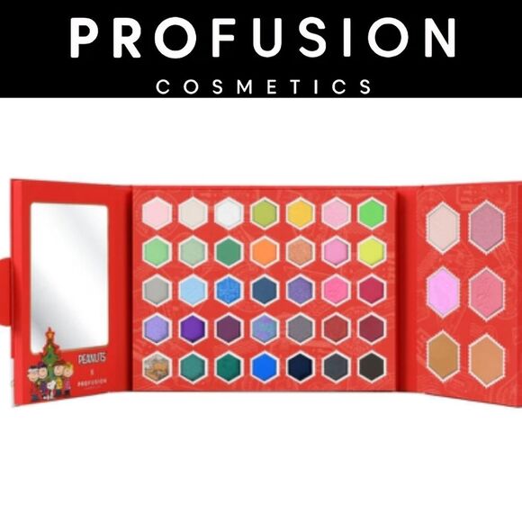 Profusion X Pranuts Snoopy's Starlit Holiday 41 Shade Eye & Face Palette - Picture 1 of 9